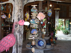 The front shop at the Rain Barrel Artists Village where Cindy King first worked.